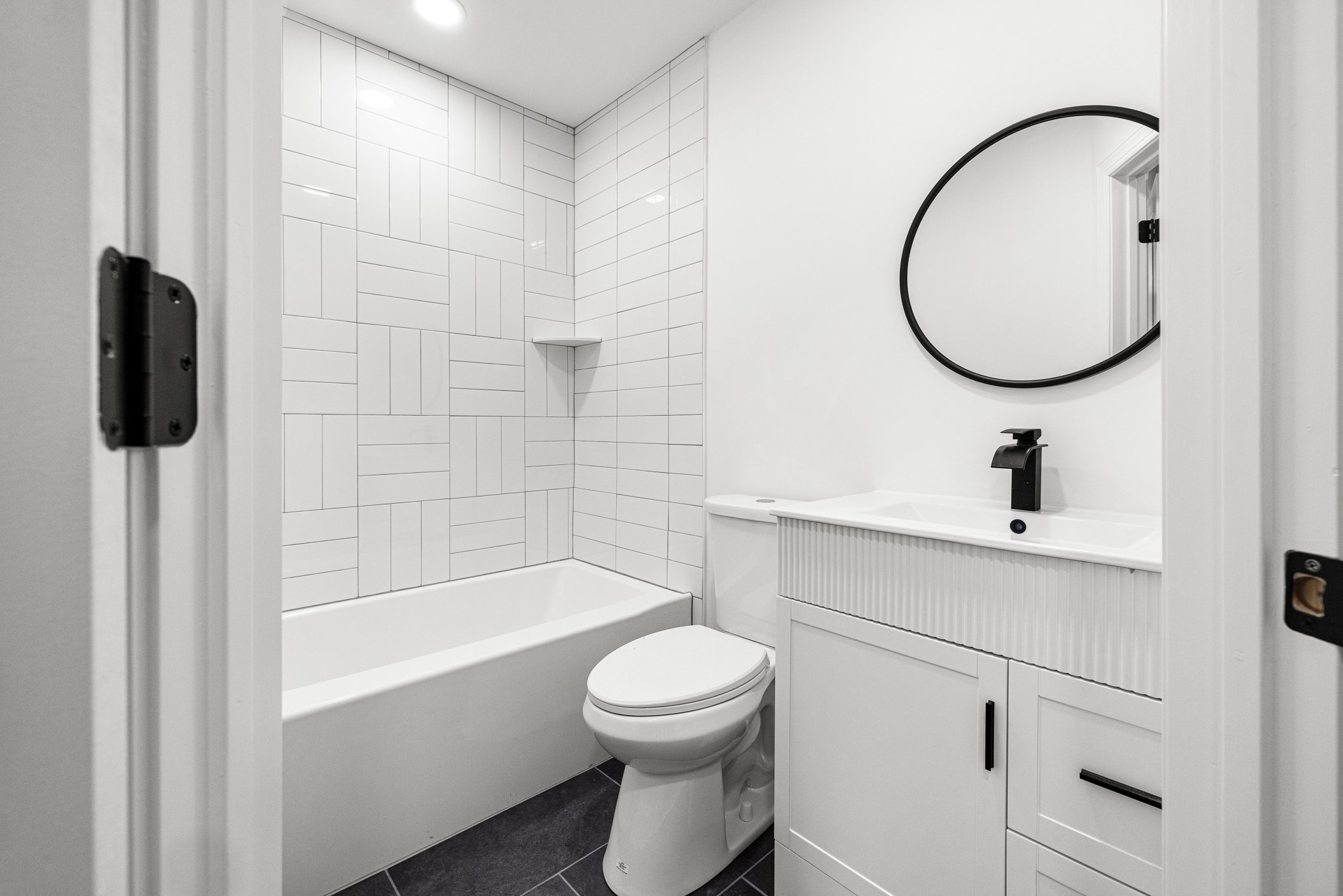 Updated interior space with modern finishes