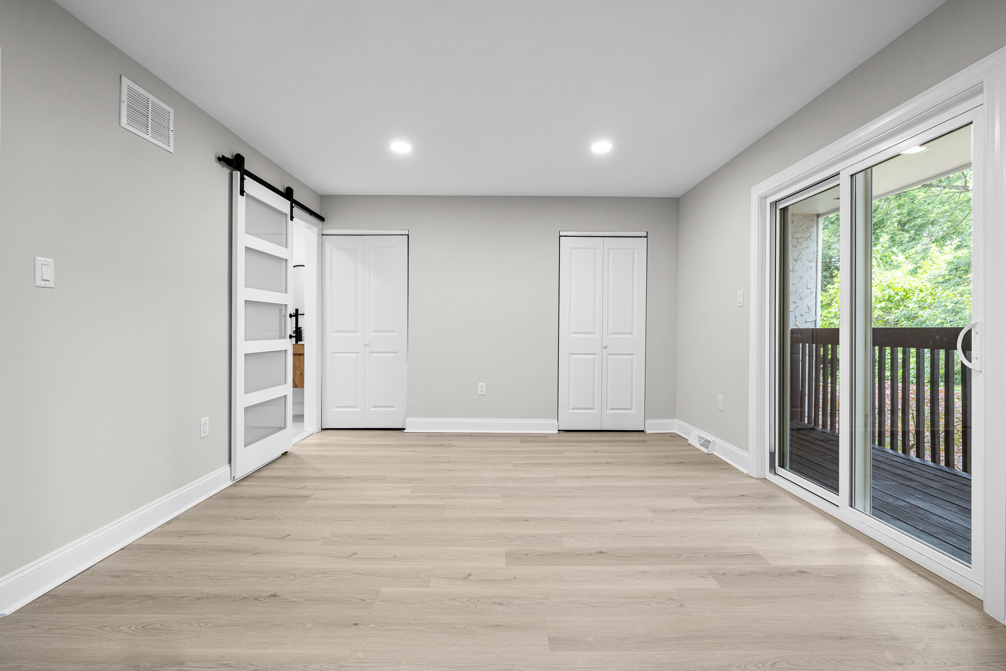 Residential remodel photo featuring clean modern lines