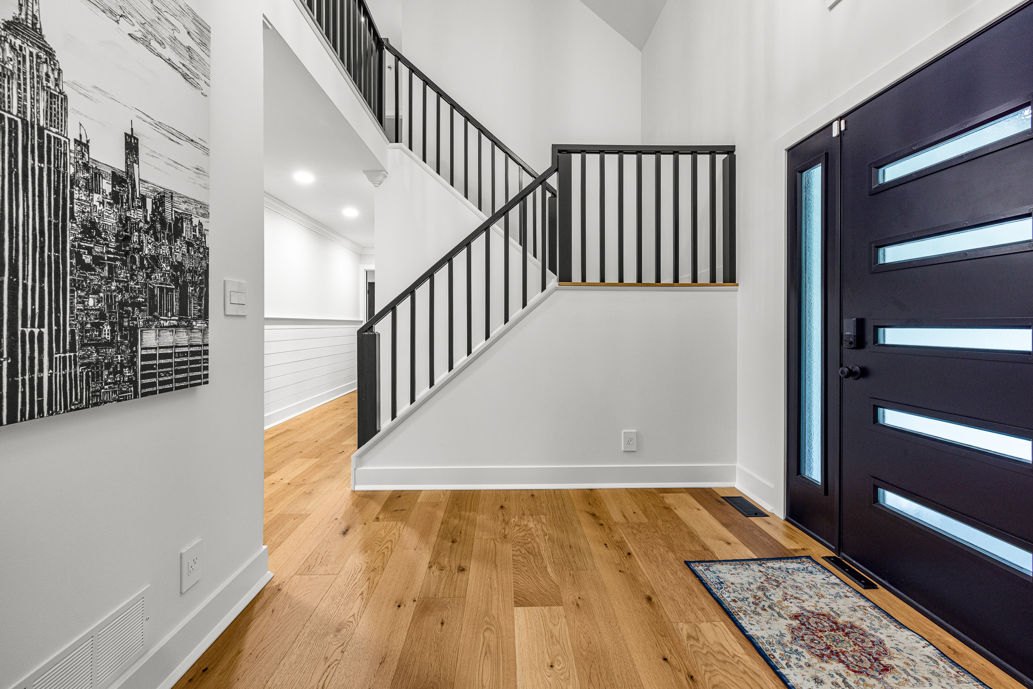 Interior renovation photo highlighting material quality