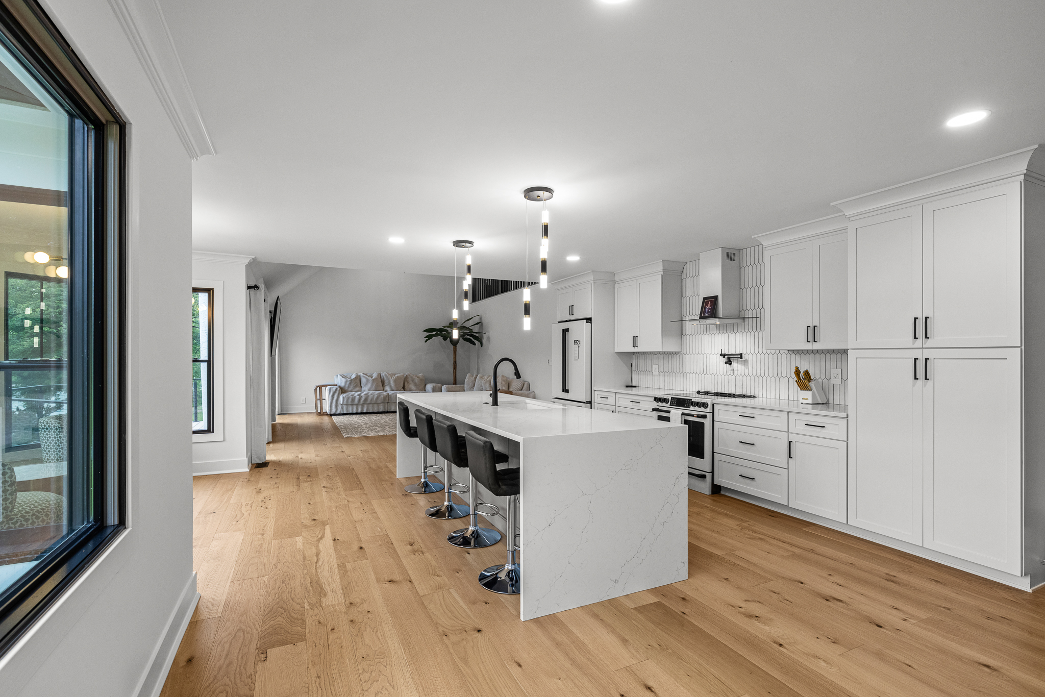 Upgraded room layout with refreshed design elements